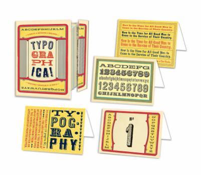 Cards Typographica Note Card Book: A Book of 24 Note Cards Book