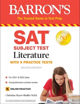 Paperback SAT Subject Test Literature: With 9 Practice Tests Book
