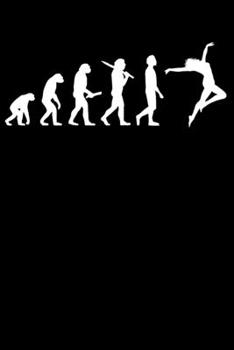 Dancer Notebook: Dancing Evolution 6 x 9 Dotted Dot Grid Gift For Dancers (108 Pages)