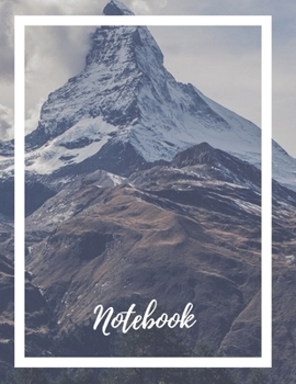 Paperback Composition Notebook: Lined Notebook Journal Paperback - Mountain Top - 120 Ruled Pages - Large (8.5 x 11 inches) - Back To School - Kids - Book