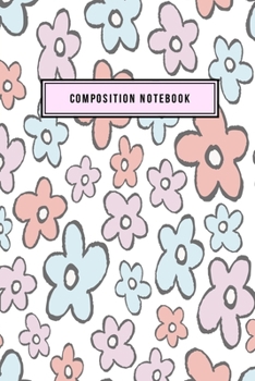 Paperback Composition Notebook: College Ruled 6" x 9" Writing Notes Journal, Office, Kids, School and college student. Book