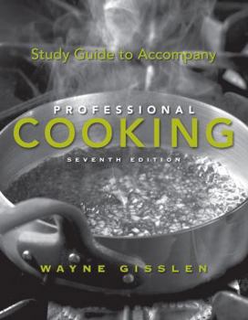 Paperback Study Guide to Accompany Professional Cooking Book