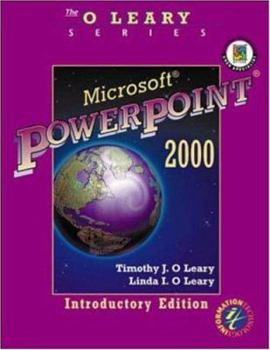 Paperback O'Leary Series: Microsoft PowerPoint 2000 Introductory Edition Book