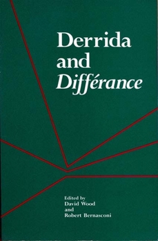 Hardcover Derrida and Differance (Studies in Phenomenology and Existential Philosophy) Book