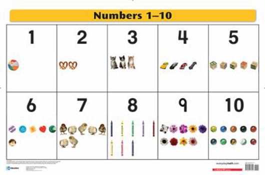 Hardcover Everyday Mathematics, Grade Pre-K, Class Number Grid Poster Book