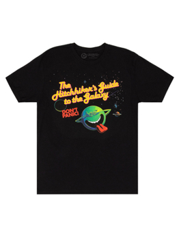 The Hitchhiker's Guide to the Galaxy (Black) Unisex T-Shirt XXXX-Large
