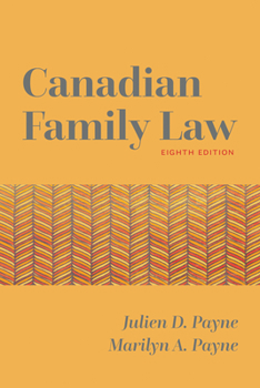 Paperback Canadian Family Law 8/E Book