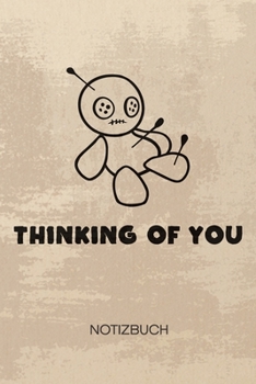 NOTIZBUCH A5 Dotted: Böse Gedanken Notizheft GEPUNKTET 120 Seiten - Flotte Sprüche Notizblock Thinking of You Skizzenbuch - Humor Geschenk für Spaßvogel Scherzkeks Witzbold (German Edition)