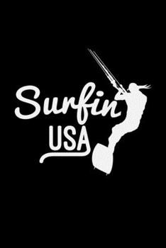 Surfin USA: 6x9 Windsurfing blank with numbers paper notebook notes