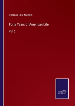 Paperback Forty Years of American Life: Vol. 2 Book