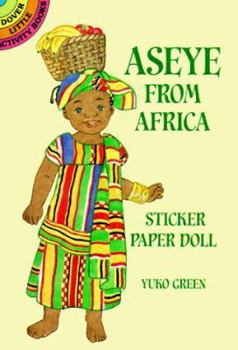 Aseye from Africa Sticker Paper Doll