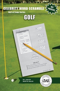 Celebrity Word Scramble Hall of Fame Series Golf