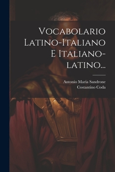 Paperback Vocabolario Latino-italiano E Italiano-latino... [Italian] Book