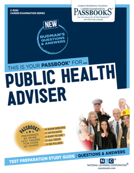 Paperback Public Health Adviser (C-3093): Passbooks Study Guide Volume 3093 Book