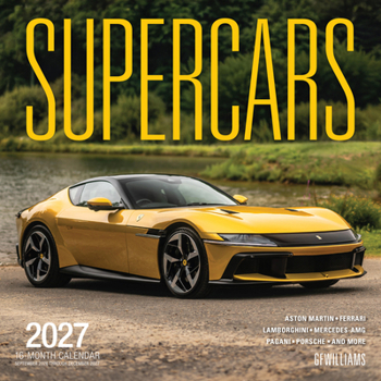Misc. Supercars 2027: 16-Month Calendar--September 2026 Through December 2027 Book