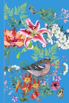 I Am Grateful For: Birds on Blue | Decorative lined page simple Gratitude Journal for lovers of Oriental designs (Oriental Gratitude Journal)
