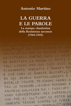 Paperback La guerra e le parole [Italian] Book