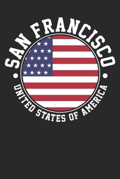 Paperback Gift Notebook: San Francisco Dot Grid 6x9 120 Pages Book