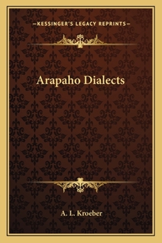 Paperback Arapaho Dialects Book