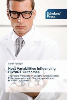 Paperback Host Variabilities Influencing HIV/ART Outcomes Book