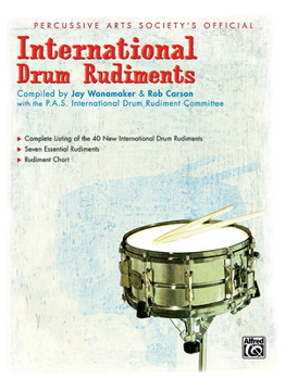 Staple Bound International Drum Rudiments Book