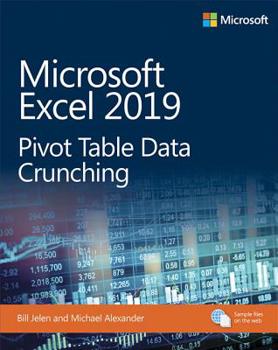 Paperback Microsoft Excel 2019 Pivot Table Data Crunching Book