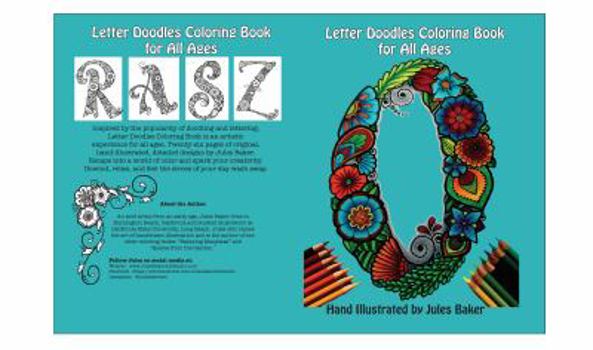 Paperback Letter Doodles Alphabet Coloring Book: Coloring Book for Adults and All Ages Book