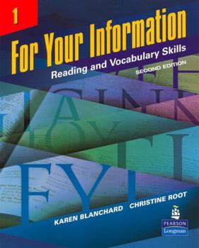 Hardcover For Your Information: Reading and Vocabulary Skills, DVD (Levels 1 and 2) Book