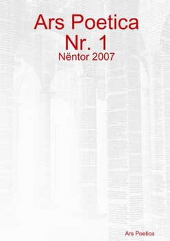 Paperback Ars Poetica Nr. 1, Nëntor 2007 [Albanian] Book