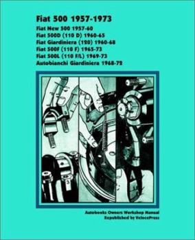 Paperback Fiat 500 Owners Workshop Manual Book