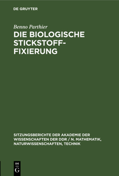 Hardcover Die Biologische Stickstoff-Fixierung [German] Book