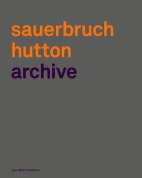 Hardcover Sauerbruch Hutton Archive 1 Book