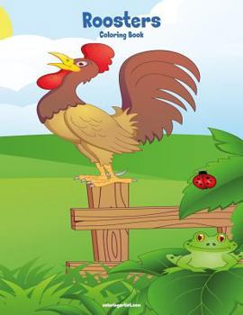 Paperback Roosters Coloring Book 1 Book