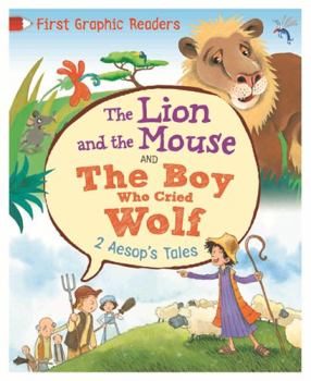 Paperback First Graphic Readers Aesop Lion & Mouse Book