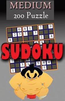 Paperback Sudoku Puzzle Book (Volume 1): 200 Puzzles Medium Book