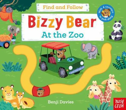 Board book Bizzy Bear: Find and Follow At the Zoo Book