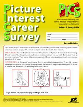 Paperback Picture Interest Career Survey Book