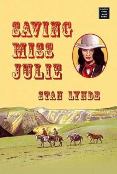 Hardcover Saving Miss Julie [Large Print] Book