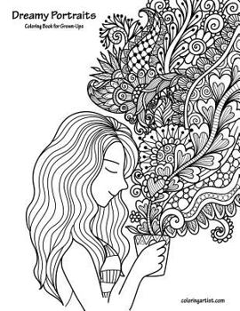 Paperback Dreamy Portraits Coloring Book for Grown-Ups 1 Book