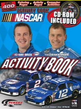 Paperback Penske Racing [With CDROM and Over 500 Stickers] Book