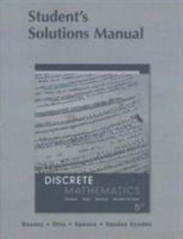 Paperback Student Solution Manual for Discrete Mathematics Book