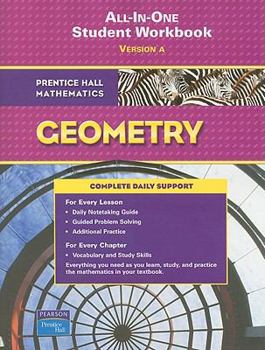 Paperback Prentice Hall Math 2007 Student Workbook Geometry Book