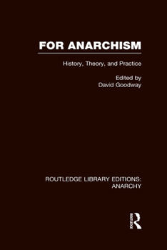 Hardcover For Anarchism (Rle Anarchy) Book