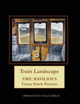 Train Landscape: Eric Ravilious Cross Stitch Pattern