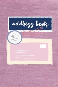 Address Book: Jeans Fabric Design Address Book for Contacts, Phone Numbers, Social Media, Birthdays, Journal Notebook