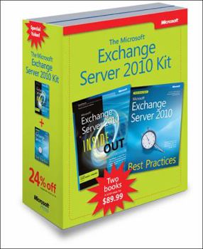 Paperback Microsofta Exchange Server 2010 Kit: Microsofta Exchange Server 2010 Inside Out & Microsofta Exchange Server 2010 Best Practices Book
