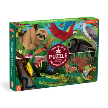 Misc. Rainforest Above & Below 100 Piece Double-Sided Puzzle Book