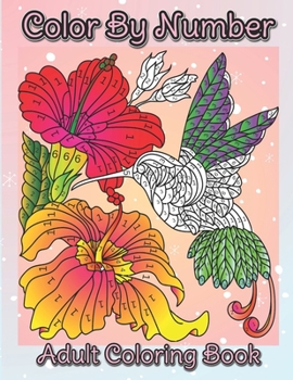 Paperback Color by Number Adult Coloring Book