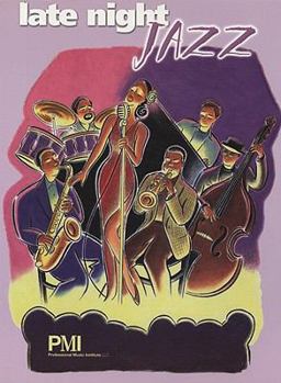 Paperback Late Night Jazz; 36 popular music selections for piano and Guitar Book