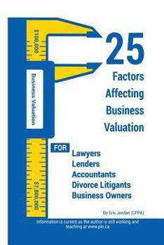 Paperback 25 Factors Affecting Business Valuation Book